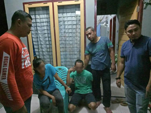 Pasutri Maling Motor di RS Petala Bumi Diciduk Polisi